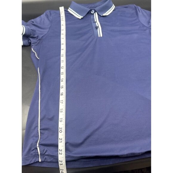 Vineyard Vines Performance Women’s Navy Blue Short Sleeve Golf Polo Shirt Top M - Picture 7 of 7